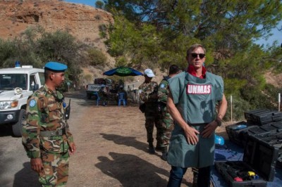 UN global advocate Daniel Craig visits Cyprus