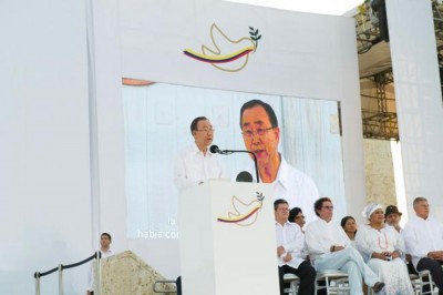 Colombia: Ban welcomes announcement of talks between Government and National Liberation Army
