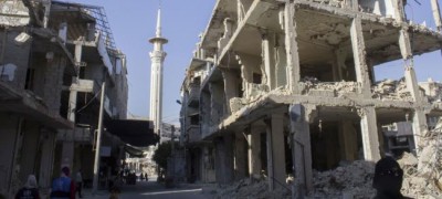 Syria â€˜bleeding inside and outâ€™ as conflict enters eighth year, says UN chief