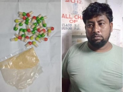 Police nab Bangladeshi drug peddler with drugs in Assam's Cachar district