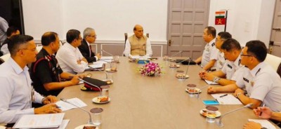 Rajnath Singh discusses bilateral relations and regional security situation with Japanese Defence Minister Taro Kono