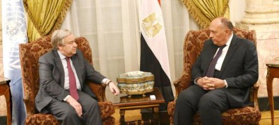 UN chief pays tribute to Egyptâ€™s role in avoiding â€˜dramaticâ€™ escalation in conflict across the Gaza-Israel border