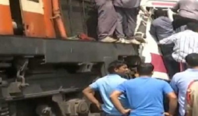 Ten passengers hurt as MMTS collides with stationary express train at Kachiguda Rly station