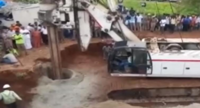 Two-year old Tamil Nadu boy trapped in borewell faints
