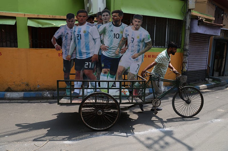 In Images:  Kolkata football enthusiasts transform fan zone with vibrant World Cup celebrations