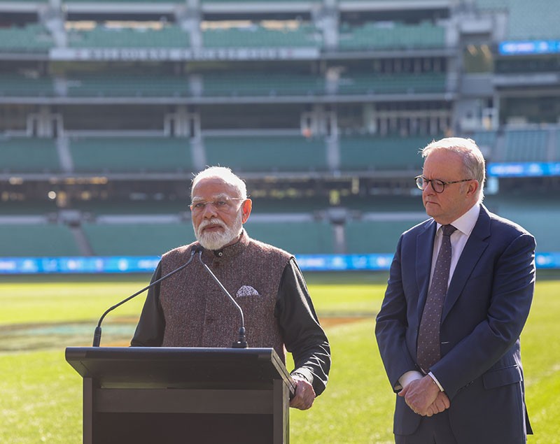In Images: PM Modi's special MCG moment as he connects with Australia's sporting community