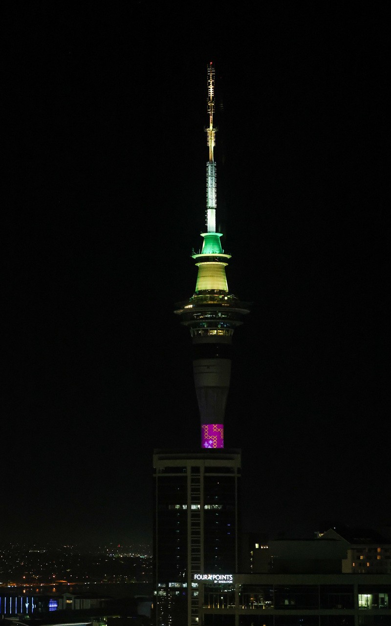 In Images: Auckland’s Sky Tower lights up in Indian Tricolour on Modi's historic New Zealand visit