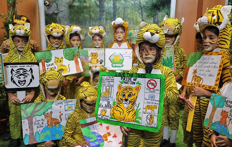 Indian Museum Kolkata celebrates International Tiger Day