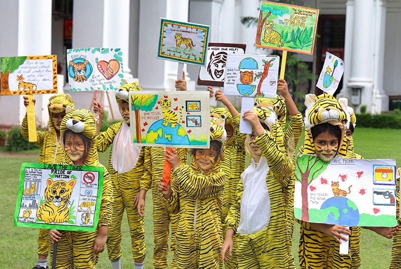 Indian Museum Kolkata celebrates International Tiger Day