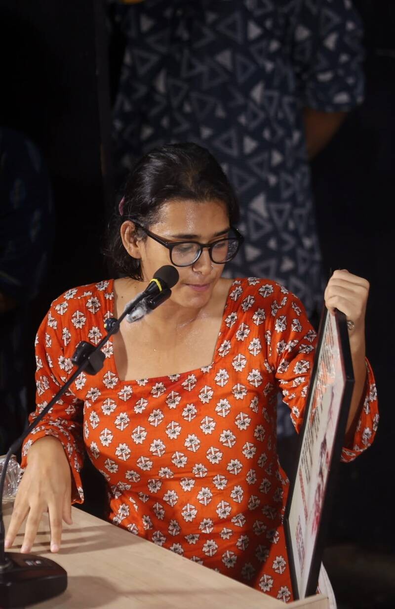 In Images: AISA National President Neha Bora attends panel discussion in Kolkata
