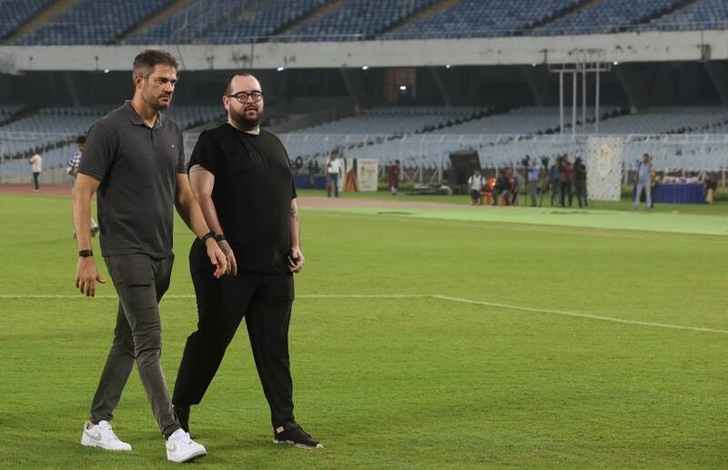 In Images: Brazil football delegation inspects Salt Lake Stadium in Kolkata
