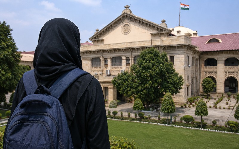 Allahabad High Court rejects student’s hijab plea, saying prescribed school uniforms cannot be altered individually.