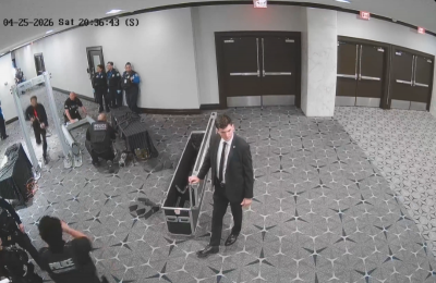 US releases CCTV footage: White House dinner shooter storms security, opens fire