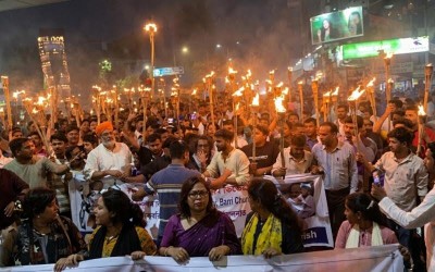 ‘Jai Shri Ram’ chants echo across Dhaka as Bangladeshi Hindus protest alleged desecration of Lord Ram's image