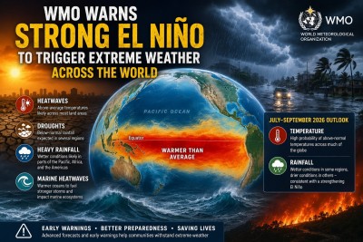 From heatwaves to heavy rain: WMO reveals how El Niño could reshape weather worldwide. Will your region be impacted?