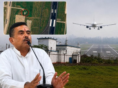 Bengal CM Suvendu Adhikari backs move to stop entry to Bankra Mosque inside Kolkata airport operational area