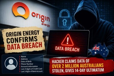 Origin Energy confirms customer data leak; hacker says 'I've dumped over 2 million records'