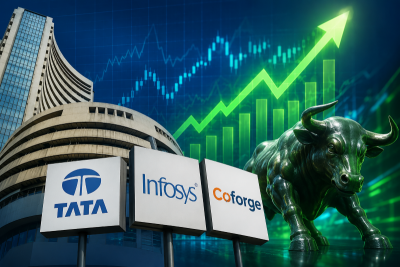TCS, Infosys, Coforge jump up to 4% as global AI trade reverses, IT stocks rally