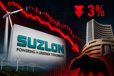 Suzlon Q1 earnings disappoint! Stock drops as profit and margins take a hit