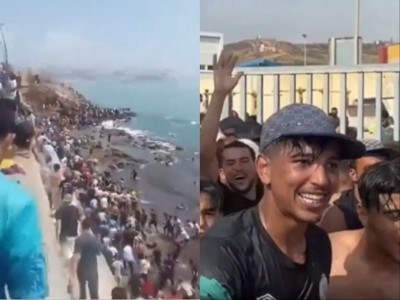 Europe on edge: Spain deploys troops after thousands of migrants storm Ceuta from Morocco