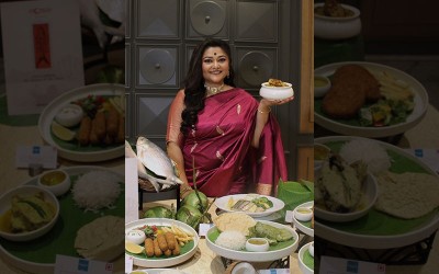 Bengali actor Koneenica Banerjee celebrates Bengal's Hilsa love at Kolkata's grand Ilish festival