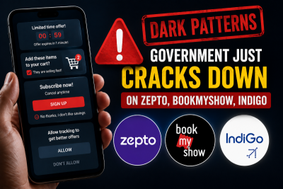 Explained: What are 'Dark Patterns' that landed Zepto, BookMyShow, IndiGo in trouble?