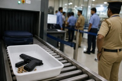 Shocking Airport incident: Passenger’s gun goes off during security screening in Varanasi, 2 injured