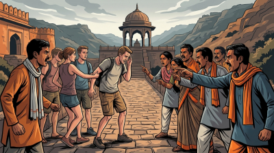 ‘Don’t you understand Hindu culture?’ 8 booked after tourists allegedly assaulted over clothes at Pune fort