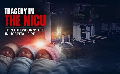 Three newborns die after fire breaks out in Amravati hospital NICU in Maharashtra
