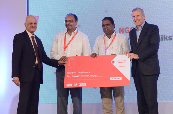 Vodafone Foundation announces winners of 'Mobile FOR Good' Awards 2014