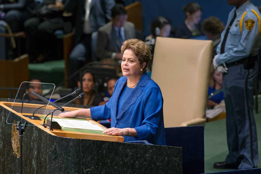 At UN Assembly, Brazilian president calls for global economic rebound