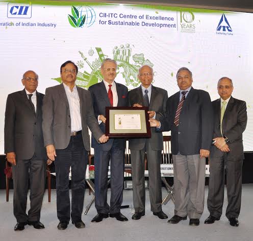 SAIL awarded CII - ITC Sustainability 2015 award