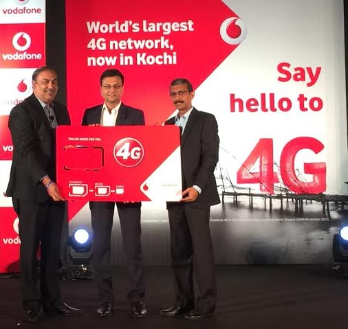 Vodafone's 4G roll out begins in Kochi