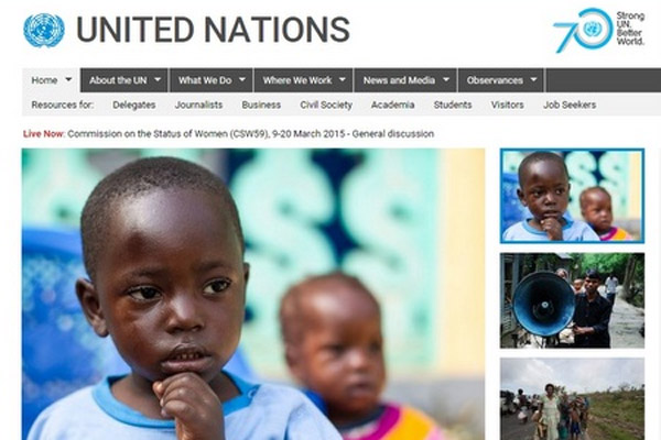 On trend in its 70th anniversary year, UN launches new 'modern, mobile-friendly' homepage