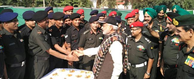 PM Modi visits 1965 war memorials in Punjab; spends Diwali with officers and jawans of the Indian Armed Forces