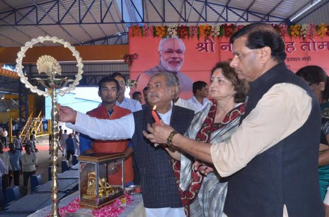 Union Steel Minister inaugurates steel unit at Gwalior