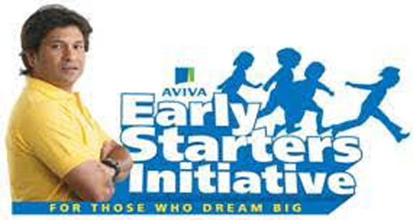 Sachin Tendulkar launches Aviva Early Starters Initiative