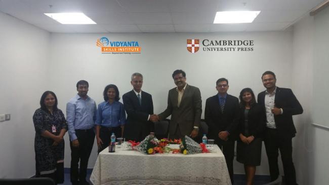 Cambridge University Press India takes the lead in enabling English as a Life Skill; enters into an MOU with Vidyanta Skills Institute