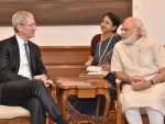 Apple CEO Tim Cook calls on PM Modi in Delhi