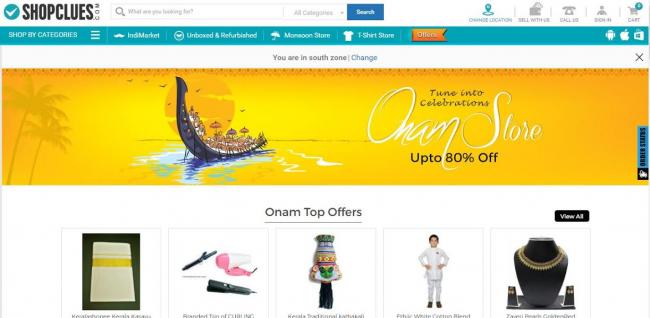 ShopClues launches its Onam Store to add to the festive jubilation