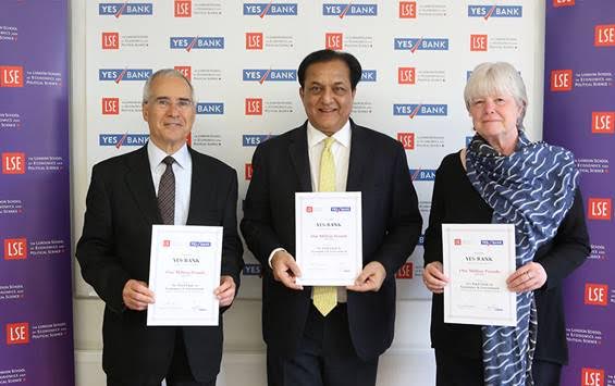 YES BANK pledges GBP 1 Million to LSE to support IG Patel Chair