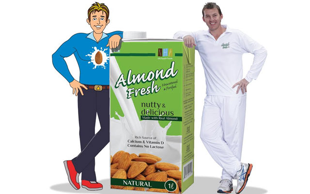 Brett Lee becomes the Brand Ambassador of Almond Fresh India