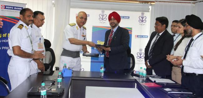 HDFC Bank signs MoU with Indian Navy