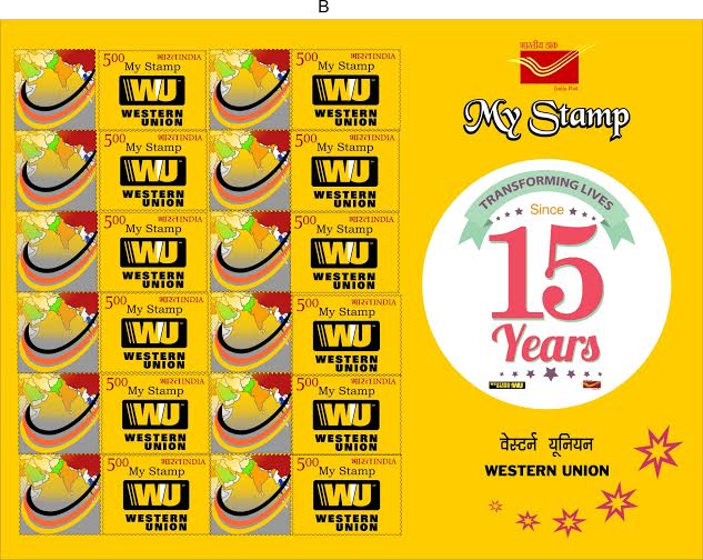  India Post launches Western Union â€˜My Stampâ€™