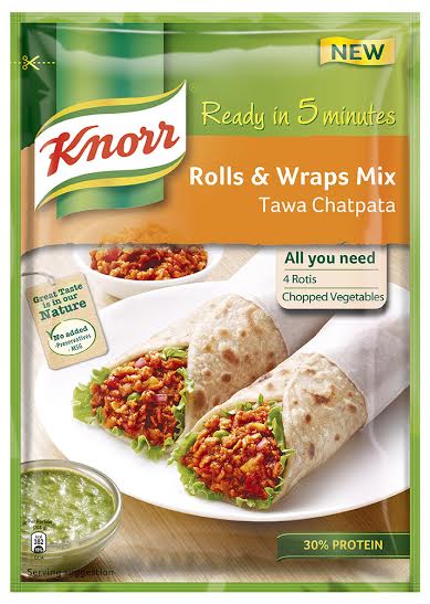 Knorr introduces â€˜Rolls & Wraps mixesâ€™