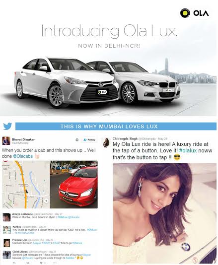 Ola Lux launched in the National Capital Region