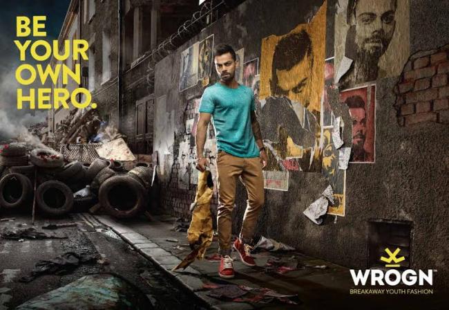 WROGN launches new â€˜Be your own heroâ€™ ad campaign with Virat
