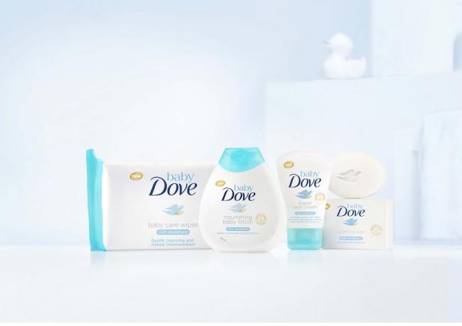 Dove launches first ever range of baby care products 