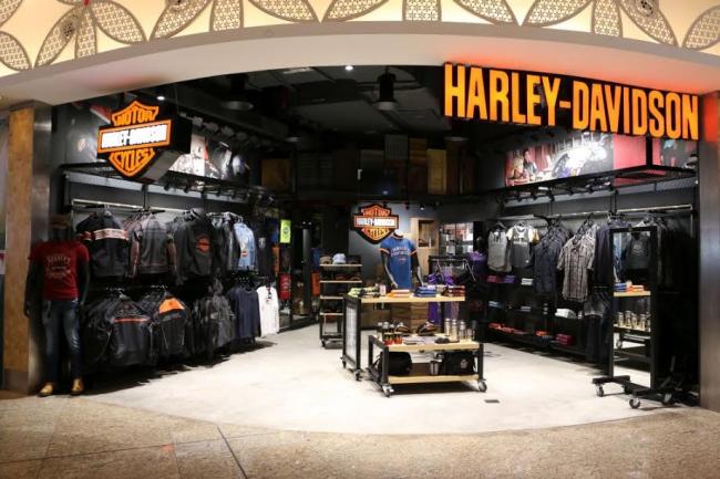 Harley Davidson launches maiden merchandise showroom at Mumbai Airport