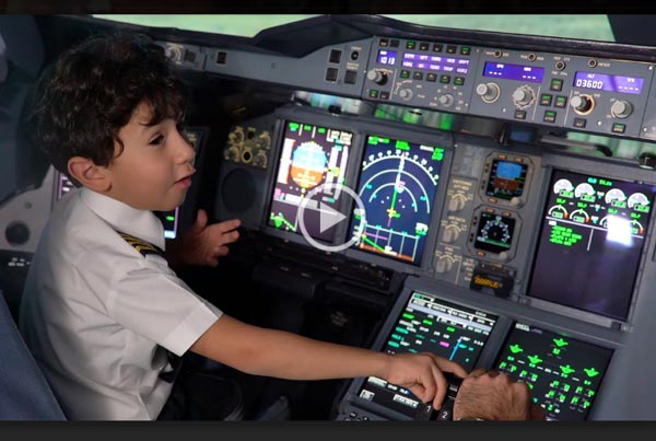 Etihad Airways gives future pilot experience of a lifetime to young boy